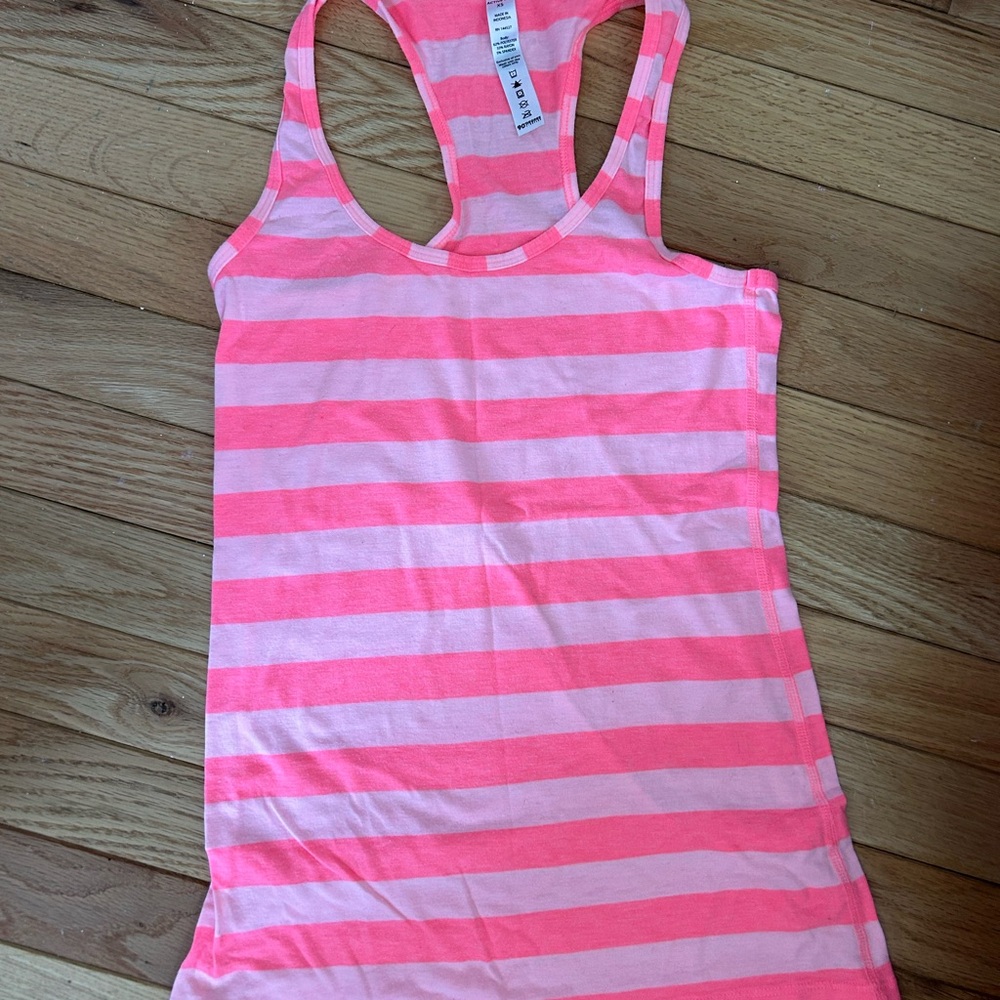 Active Life Pink and Light Pink Striped Tank
